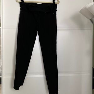 Blanqi postpartum support black clean wash skinny jeans